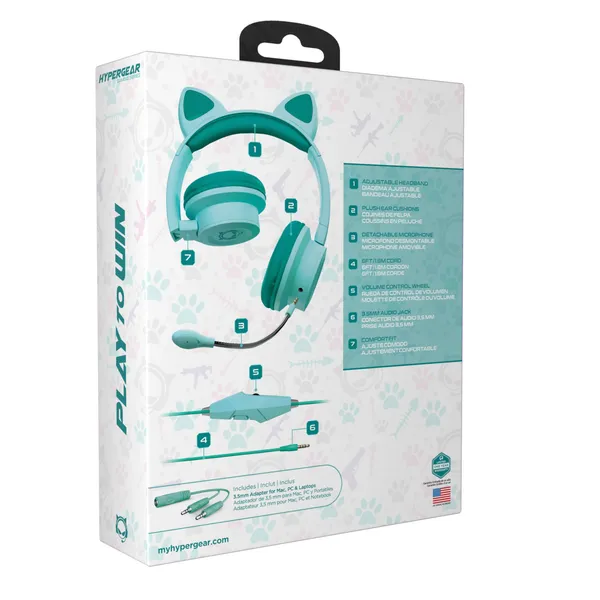 HyperGear Kombat Kitty Gaming Headset